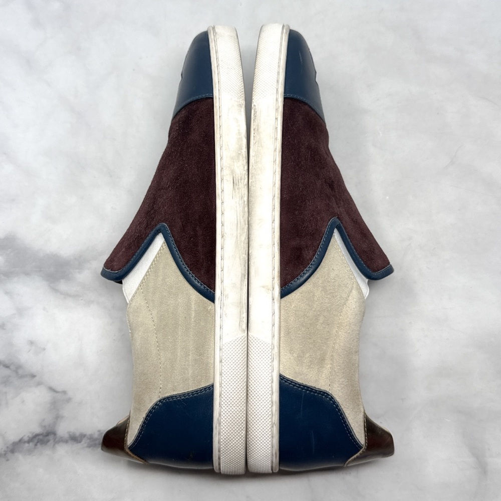 Christian Louboutin Naza Star Suede Leather Cap Toe Slip On Sneaker Shoe Mens 43 - Picture 5 of 15
